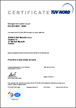 Management System ISO 9001:2008 STARCO Beli Manastir d.o.o.