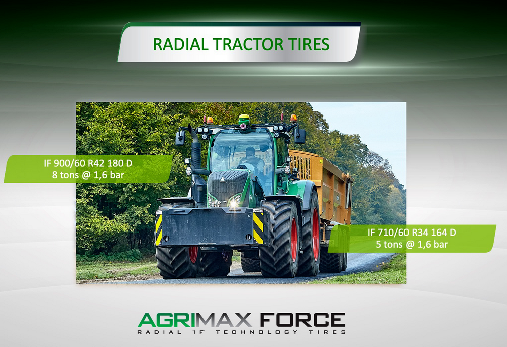Agrimax Force: идеальный выбор для тракторов высокой мощности, работающих на любом типе почвы